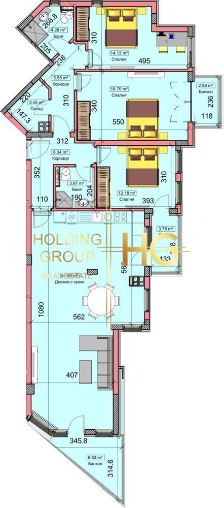 4-стаен в Варна-Бриз площ 172 цена 362000