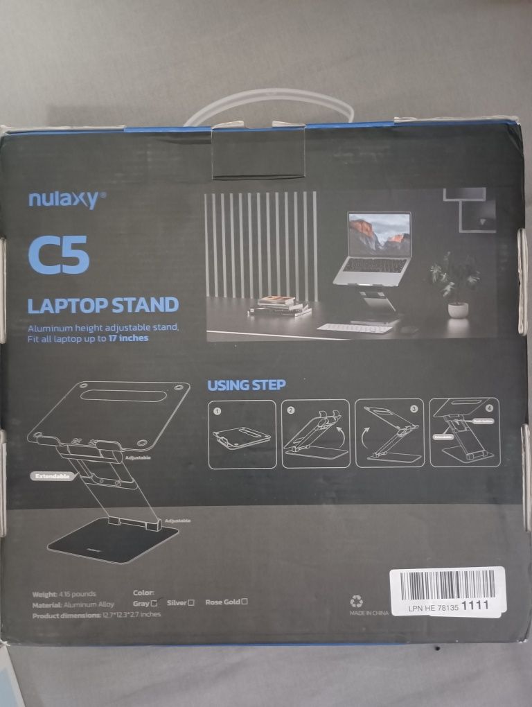 Suport Metalic Laptop Tableta, Nulaxy C5/