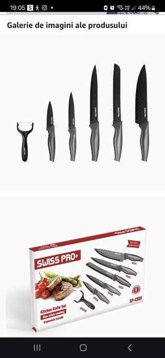 Set de cuțite Suisse pro+