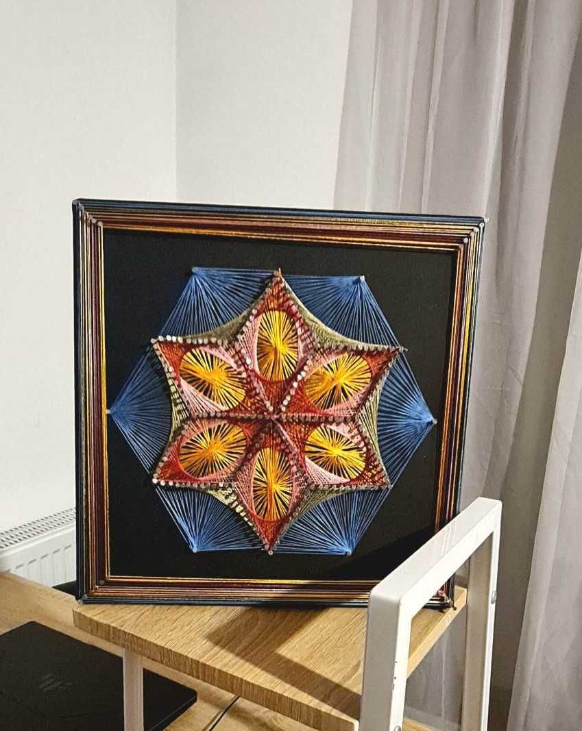 Tablou Mandala String Art