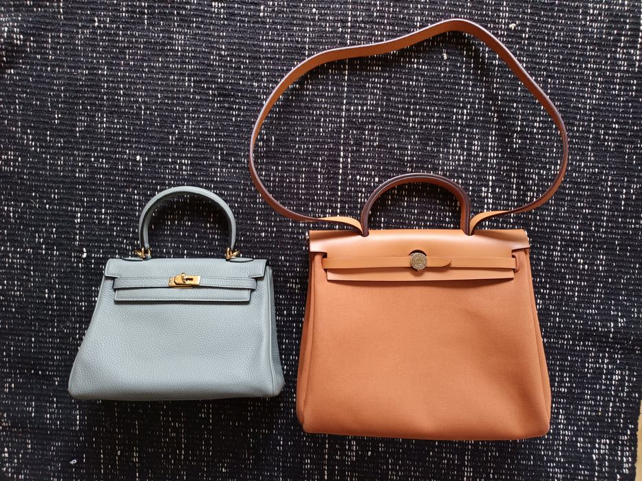 Hermès Herbag Zip 31 и Kelly 25