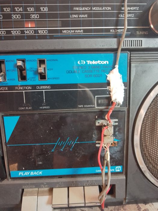 Radiocasetofon Teleton SDR 6001 Japan