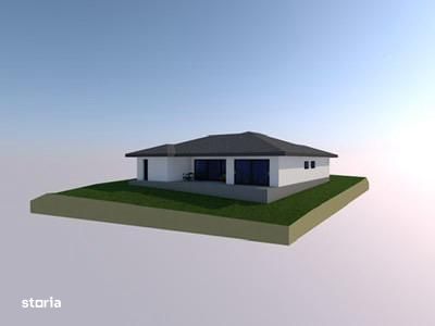 Casa pe un nivel, 164mp, 590mp teren, Chinteni