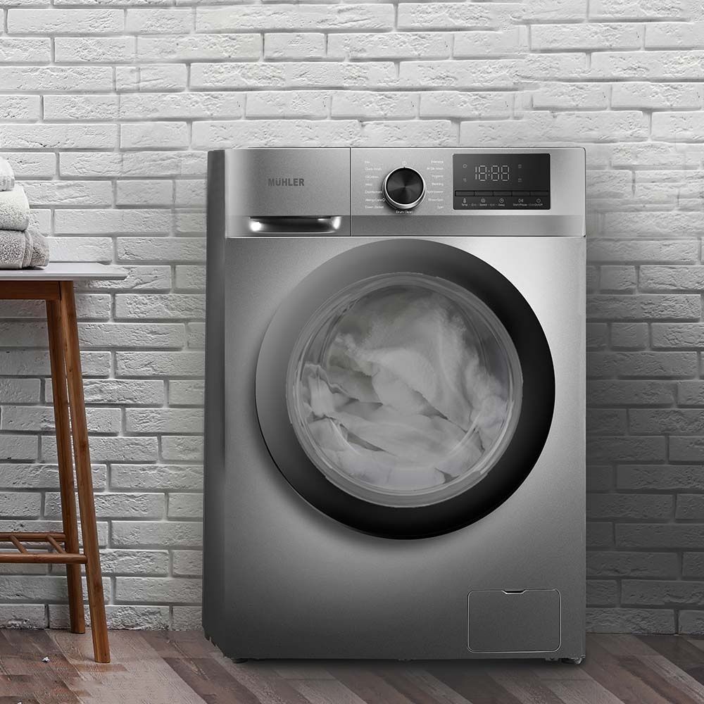 Нова инверторна пералня Muhler IWM814SA, Steam Wash, 8kg
