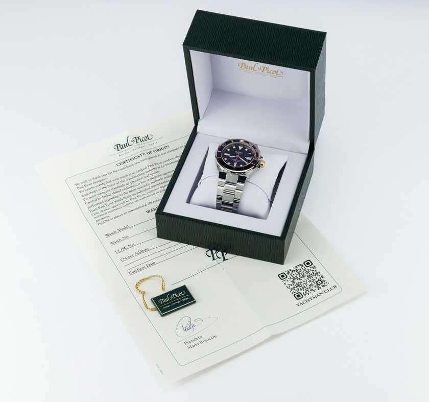 Paul Picot Yachtman Club 43mm P1251NR.SG.4000.3614 - Промоция!