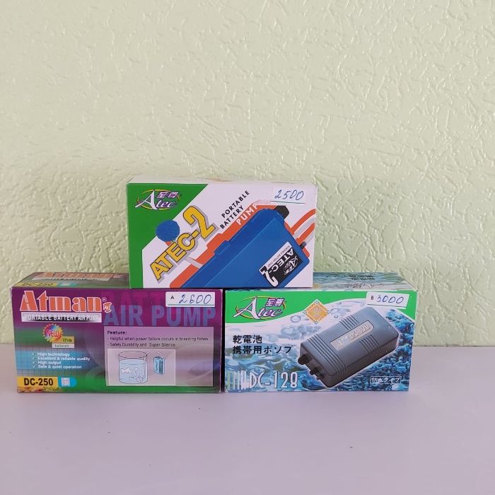 Компрессор аквариумный на батарейках