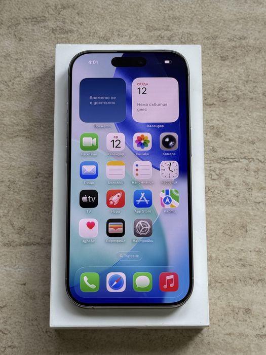 КАТО НОВ! Apple iPhone 16 Pro 256GB White Titanium / 100% батерия