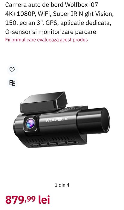 Camera bord WolfBox i07 ,produs nou