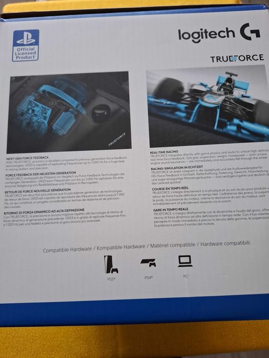 Volan gaming Logitech TrueForce G923 SE pedale+schimbator (PC/PS4/PS5)