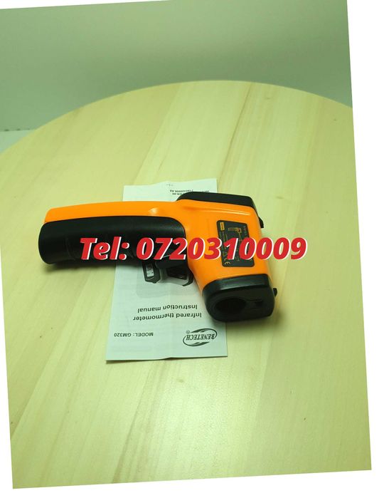 Termometru Industrial Profesional 50 380c Uni Galbennegru