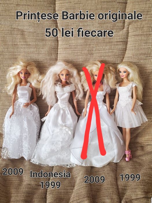 Păpuși barbie prințese