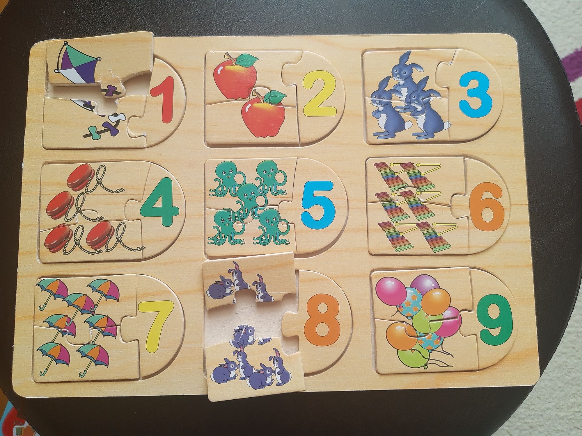 Lot 15 puzzle pt. copii 2-3 ani