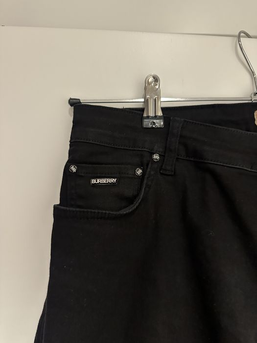 Мъжки черни дънки Burberry, размер 38