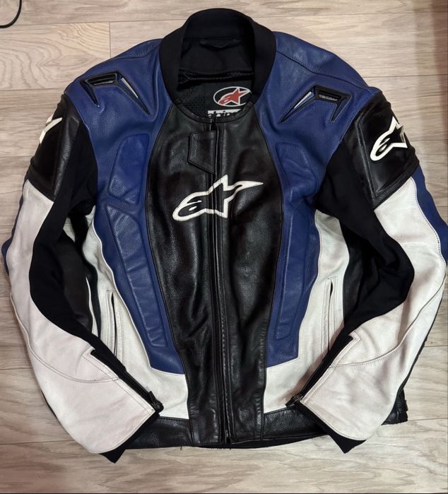 Кожено мото яке alpinestars