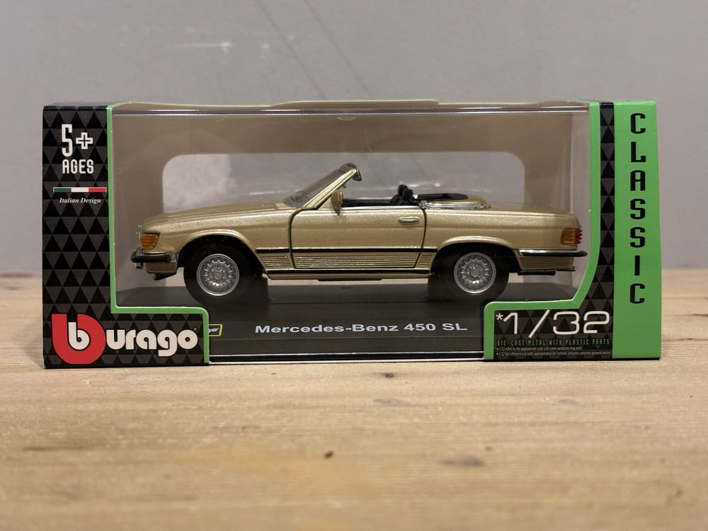 Burago mercedes 450SL 1/32