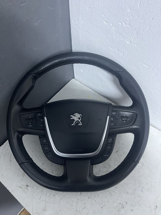 Volan complet cu airbag comenzi Peugeot 508 2010-2014 cod 9687466ZE