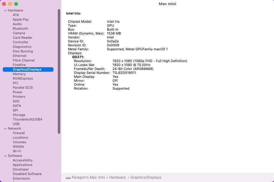 Компактен десктоп Mac Mini Late 2014 - i7/16GB DDR3/480GB SSD
