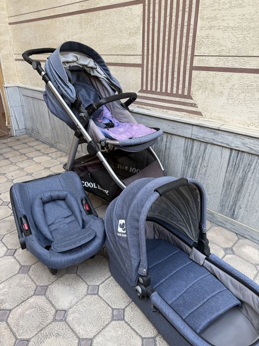 Каляска 3 в 1,люлька,обычная коляска и коляска для наворожденных
