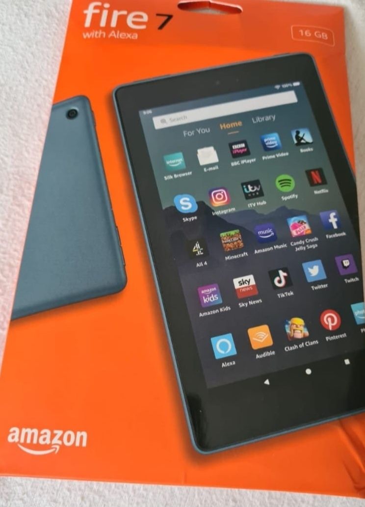 Vând tabletă nouă : fire 7 with Alexa, de 16