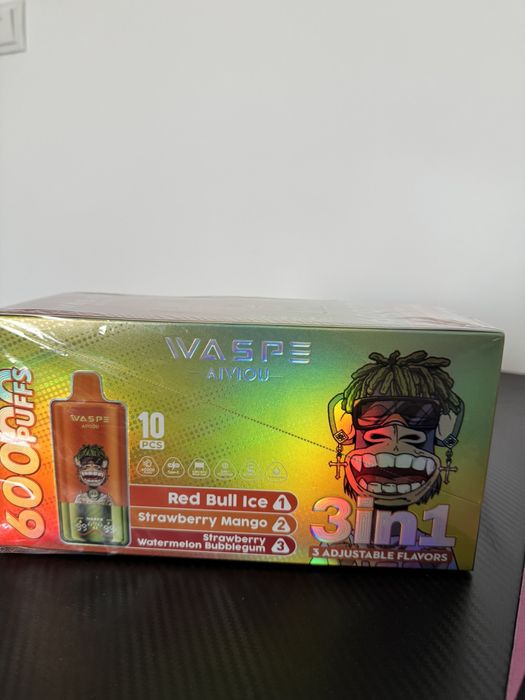 Vape 60,000k Waspe Red Bull!