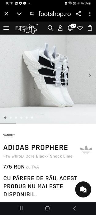 Adidasi originali Adidas Nr.44