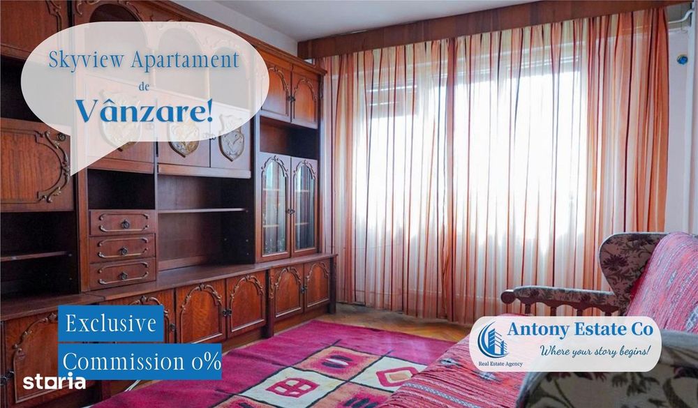 SKYVIEW - apartament 4 camere, de vanzare - Rogerius - Stefan cel Mare