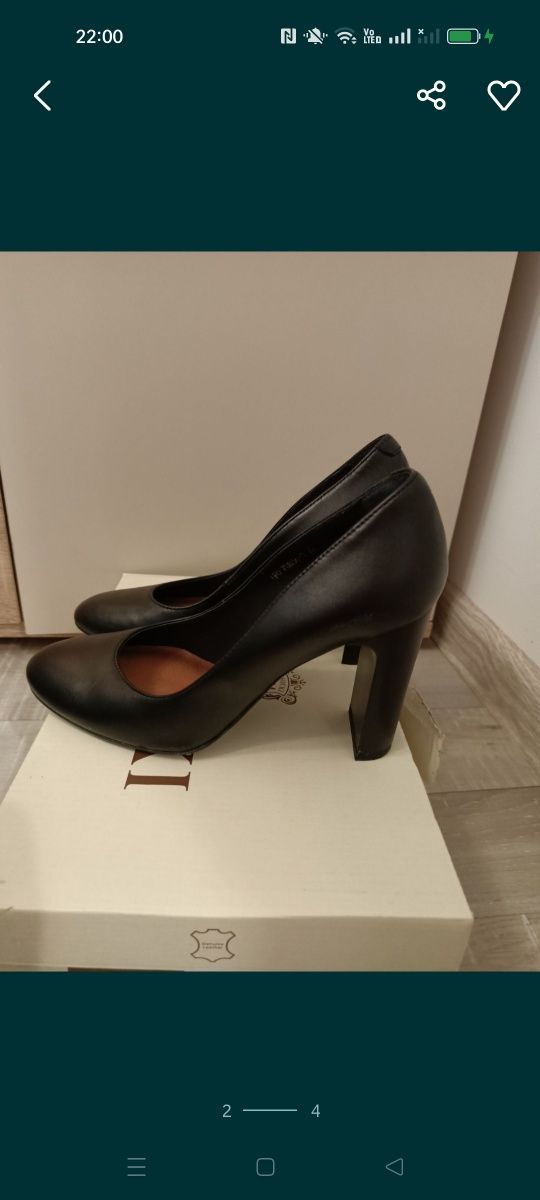 Pantofi piele naturala