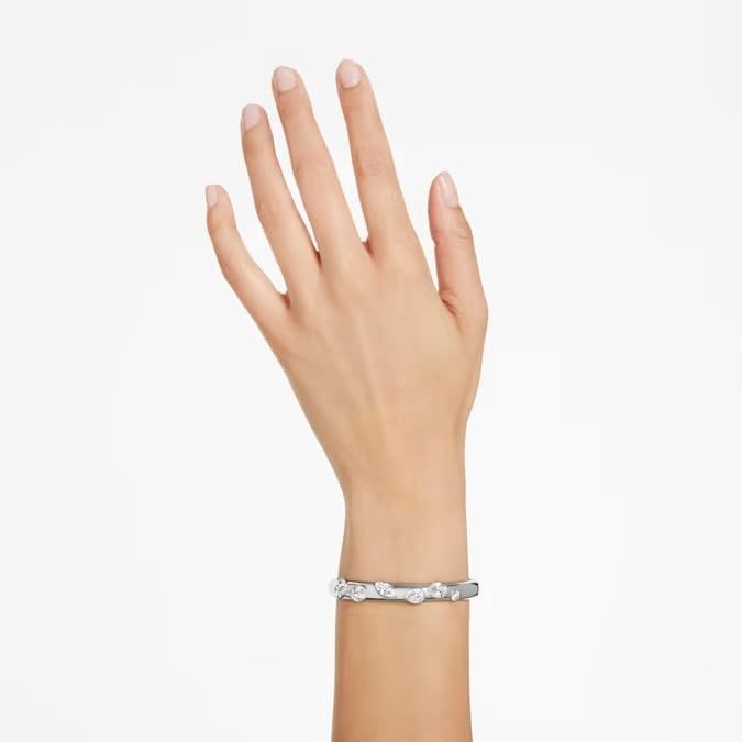 Swarovski Нова твърда гривна с блестящи кристали