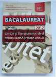 Culegere teste pentru bacalaureat română, 
culegere română