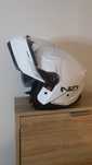Casca flip-up moto NZI combi 3 modelul nou duo ALB