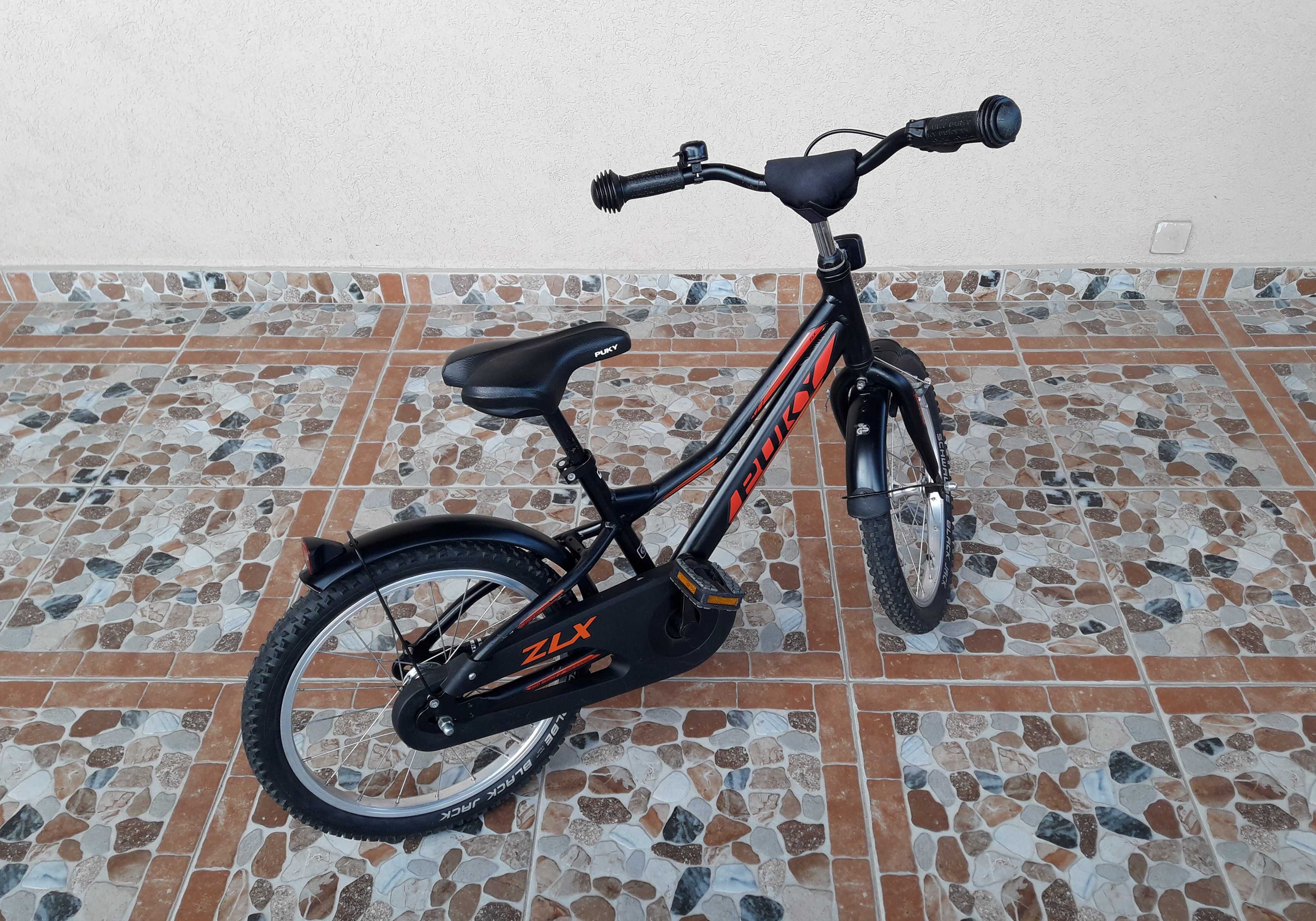 Bicicletă pentru copii 18’ PUKY ZLX 18-1 ALUMINIU – negru