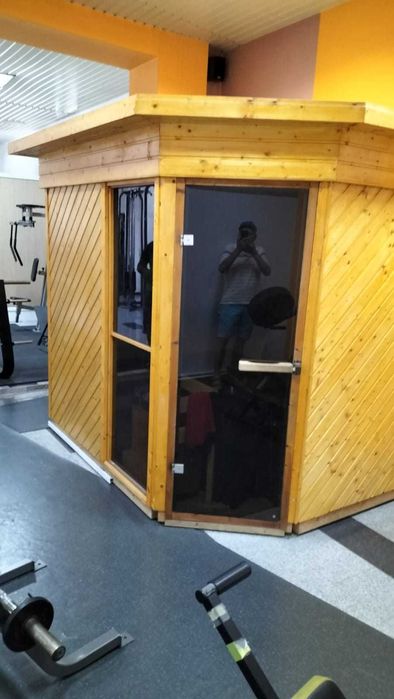 Sauna  uscata  cu soba trifazica