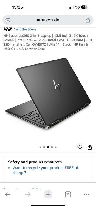 HP Spectre x360 2-in-1 Laptop | 13.5 Inch модел 2022г