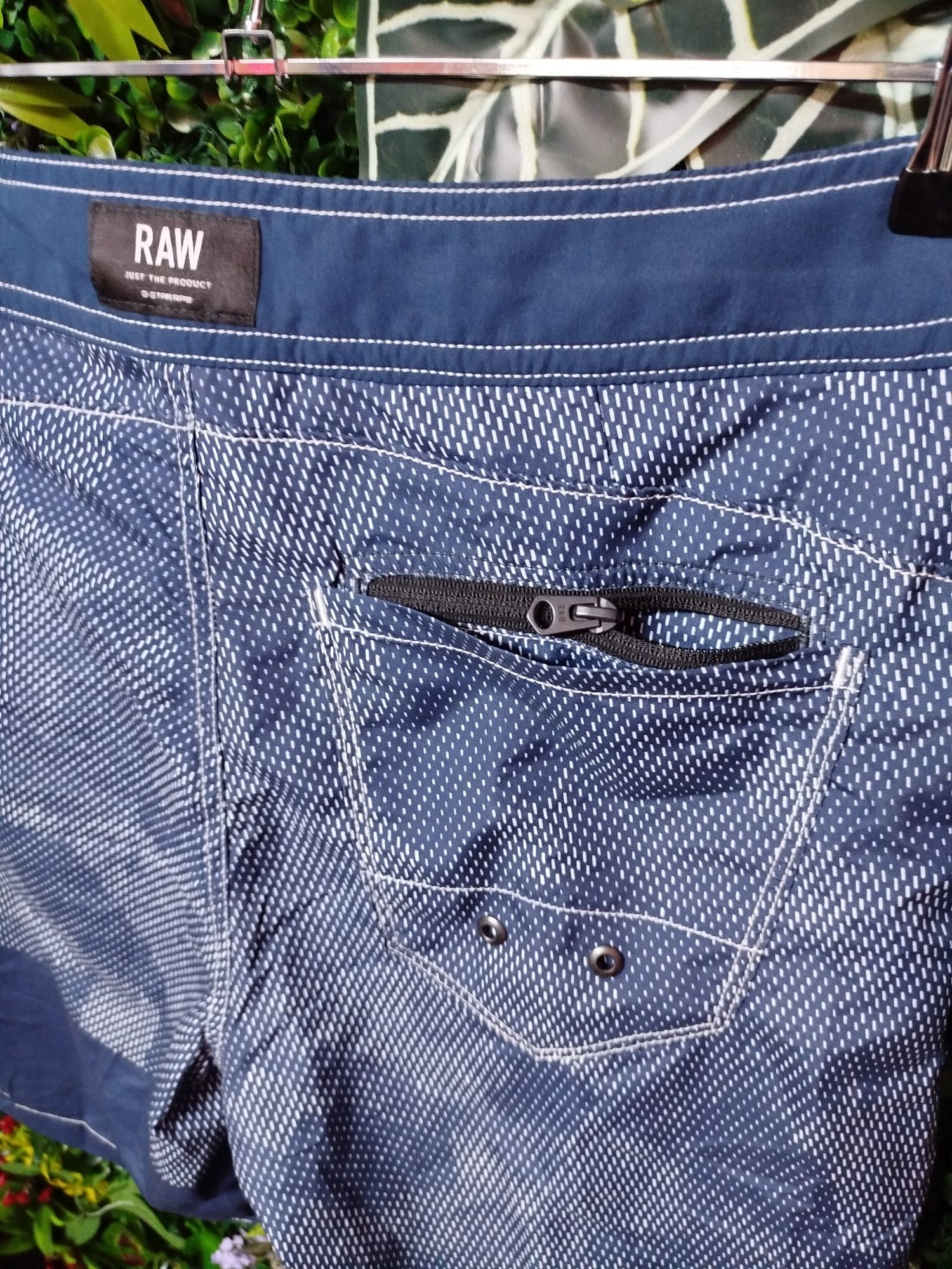 Оригинални мъжки бански G-Star Raw Divad S нови сини джи стар