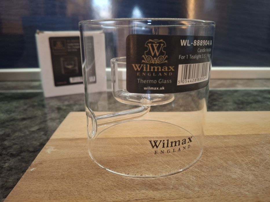 Луксозен Чайник с цедка Wilmax Thermo Glass 850 мл