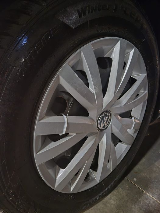 Cauciucuri iarna + jante tabla + capace VW (R16)