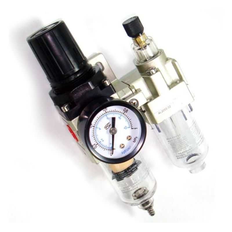 Reductor de presiune aer compresor ,filtru apa si lubrificator, KD1496