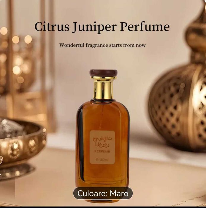 Parfum pentru bărbați, parfum arabesc cu note de citrice și ienupăr