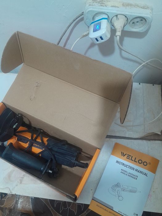 WELLOO ANGLEGRIND балгарка новой
Углошлифовальная машина Welloo AGD