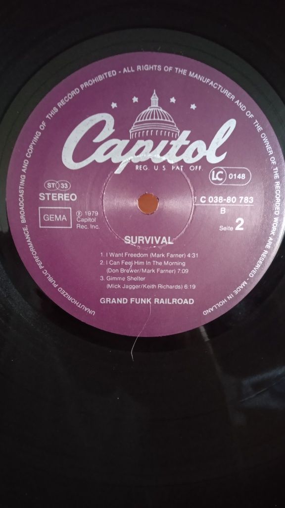 виниловая пластинка Grand Funk Railroad 1971 Survavol