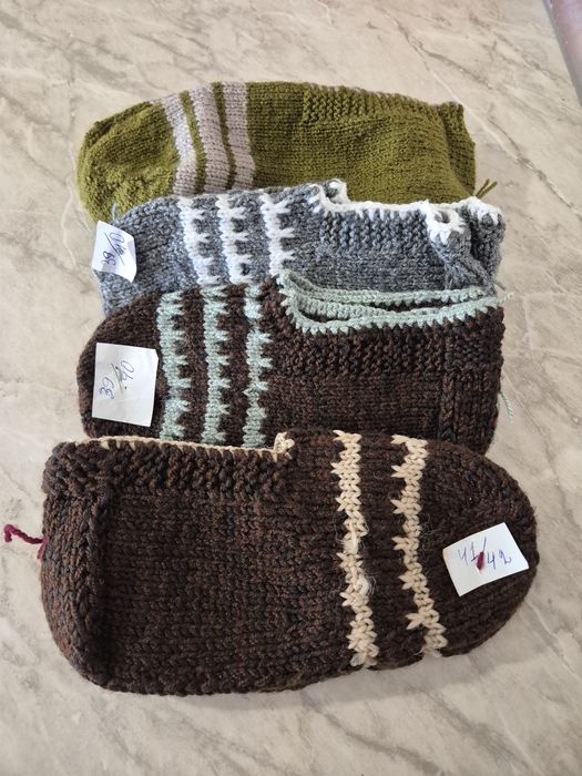 Ръчно плетени мъжки терлици