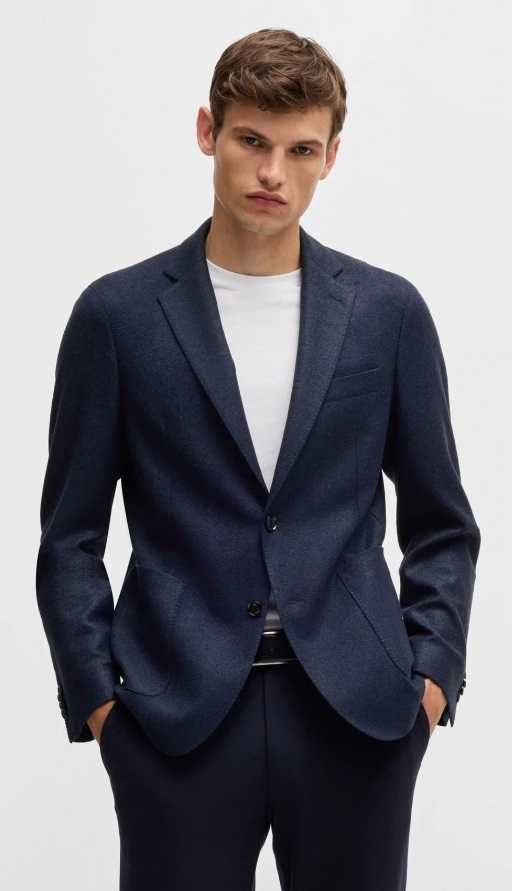 Sacou blazer slim 48 M de lux Savile Row NOU lana super 130's