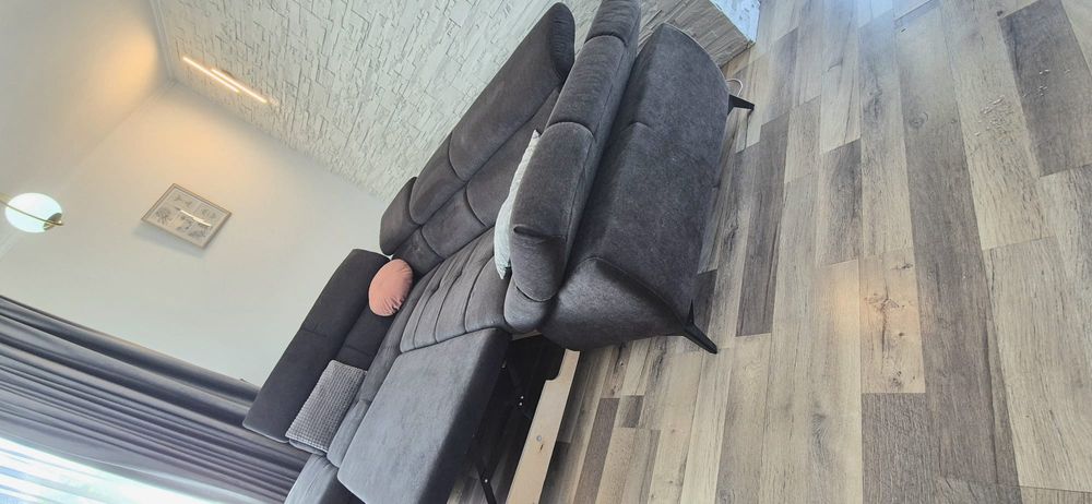 Coltar stofa gri antracit extensibil