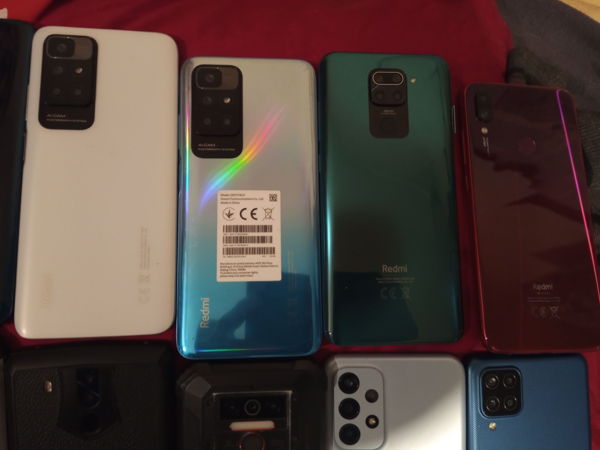samsung a22,32,a52;Xiaomi note 11,se,12, moto g30 g51,poco x5 pro