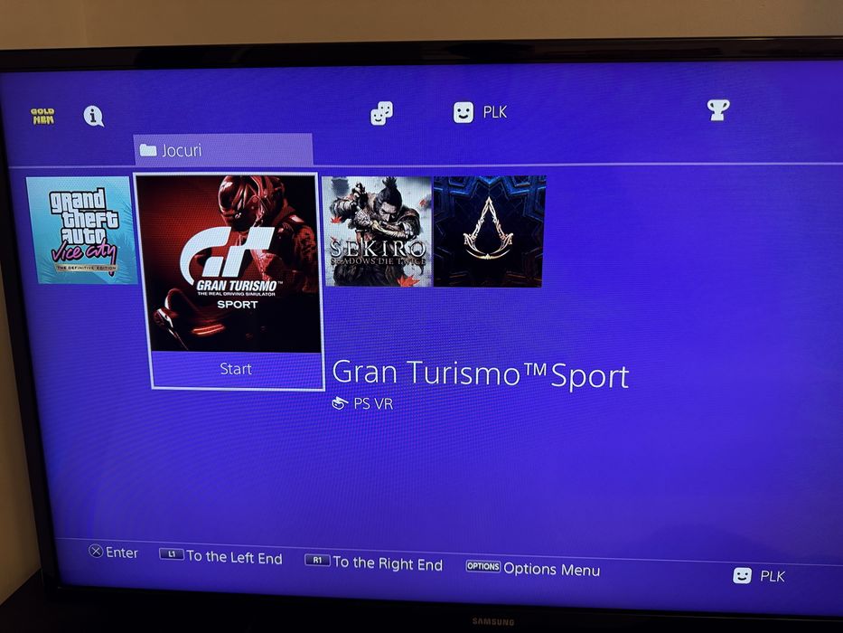 Consola PlayStation 4 Slim Modata BD JB Gold Hen assasins creed gta