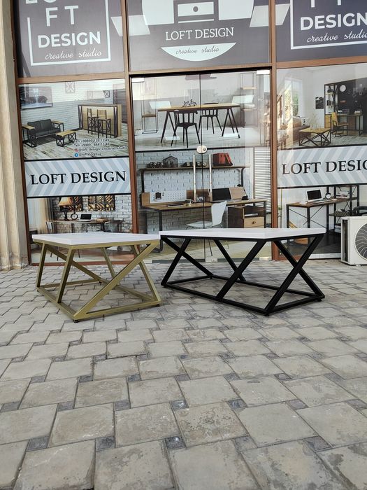 Журнальный кофейный чайний гостевой стол лофт ! Jurnal kofe mexmon  st