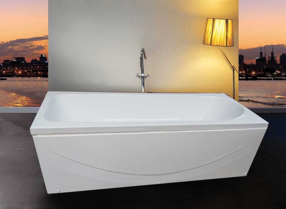 Ванны акриловые и стальные, экраны для ванны