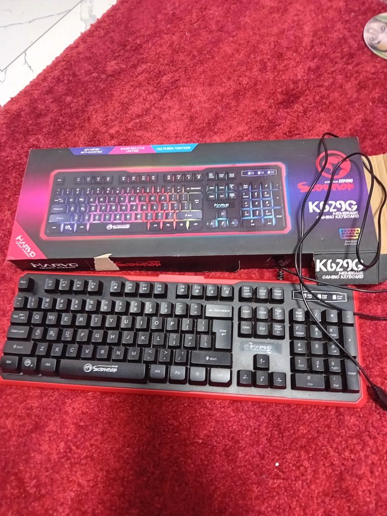 Tastatura gaming Marvo K629G. Pret 80 lei fix