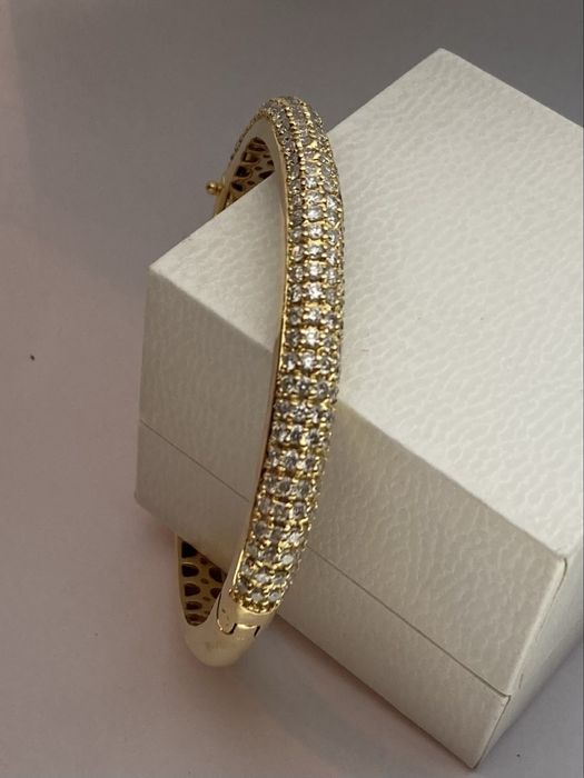 Bratara aur 18kt.diamante 3.30 ct