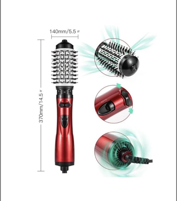 Gmei gm-4827 Fen taroq avtomatik aylanadi, 2 ta taroq nasadkasi bor